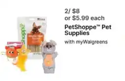 Walgreens PetShoppe Pet Supplies offer