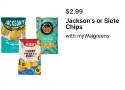 Walgreens Jackson's or Siete Chips offer