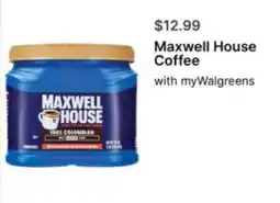 Walgreens Maxwell House Coffee offer