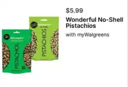 Walgreens Wonderful No-Shell Pistachios offer