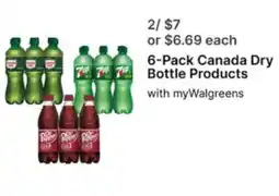 Walgreens Canada Dry Bottle Products offer