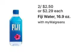 Walgreens Fiji Water offer