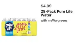 Walgreens Pure life water offer
