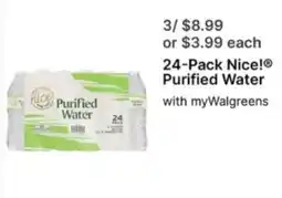 Walgreens Nice! purified water offer