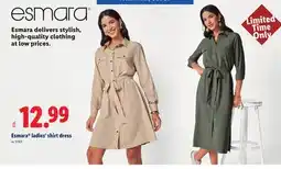 Lidl Esmara ladies' shirt dress offer