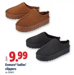 Lidl Esmara ladies' slippers offer