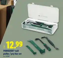 Lidl PARKSIDE nail puller/pry bar set offer
