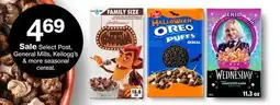 Target Select Post, General Mills, Kellogg's & more seasonal cereal offer