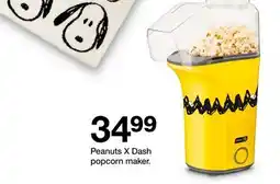 Target Peanuts X Dash popcorn maker offer