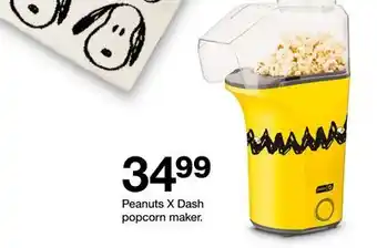 Target Peanuts X Dash popcorn maker offer