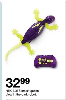 Target HEX BOTS smart gecko in the dark robot offer