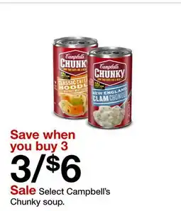 Target Select Campbell's Chunky soup offer
