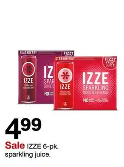 Target IZZE 6-pk. sparkling juice offer