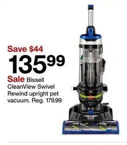 Target Bissell CleanView Swivel Rewind upright pet vacuum offer