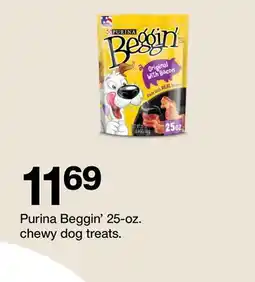 Target Purina Beggin' 25-oz. chewy dog treats offer