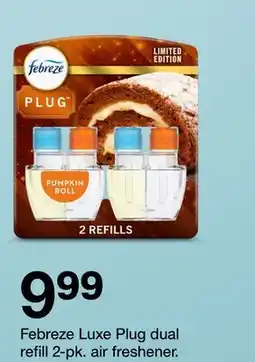 Target Febreze Luxe Plug dual refill 2-pk. air freshener offer