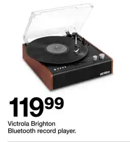 Target Victrola Brighton Bluetooth record player offer