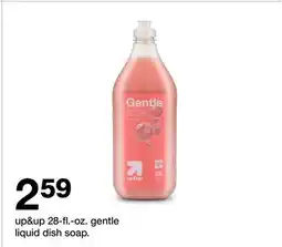 Target up & up 28 - fl. - oz. gentle liquid dish soap offer
