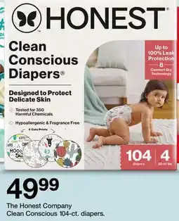 Target The Honest Company Clean Conscious 104-ct. diapers offer