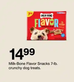 Target Milk-Bone Flavor Snacks 7-lb. crunchy dog treats offer