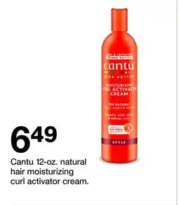Target Cantu 12-oz. natural hair moisturizing curl activator cream offer