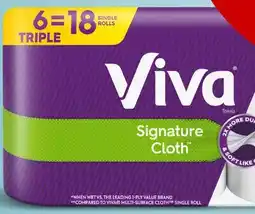 Target Viva Signature Cloth 6-pk. triple-roll paper towels offer