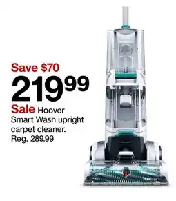 Target Hoover Smart Wash upright carpet cleaner offer