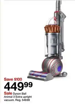 Target Dyson Ball Animal 3 Extra upright vacuum offer