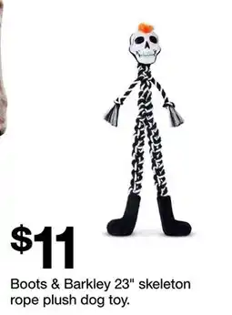 Target Boots & Barkley 23 skeleton rope plush dog toy offer