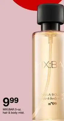 Target MIX: BAR 5 - oz. body mist offer