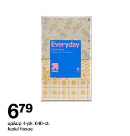 Target up&up 4 - pk. 640 - ct. facial tissue offer