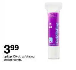 Target up&up 100-ct. exfoliating cotton rounds offer