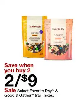 Target Select Favorite Day & Good & Gather trail mixes offer
