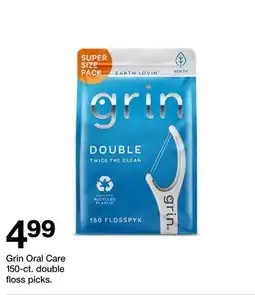 Target Grin Oral Care 150-ct. double floss picks offer