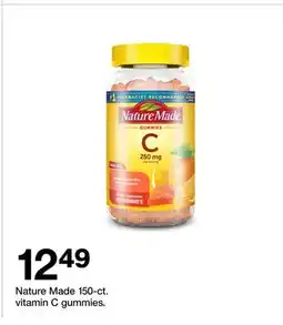 Target Nature Made 150-ct. vitamin C gummies offer