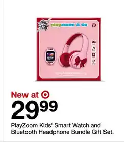 Target PlayZoom Kids' Smart Watch and Bluetooth Headphone Bundle Gift Set offer