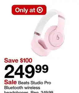 Target Beats Studio Pro Bluetooth wireless headphones offer