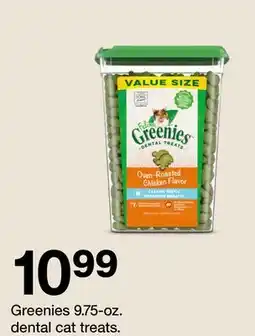 Target Greenies 9.75-oz. dental cat treats offer