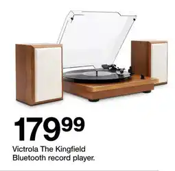 Target The Kingfield Bluetooth record player offer