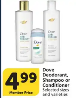 Pavilions Dove Deodorant, Shampoo or Conditioner offer