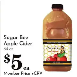 Pavilions Sugar Bee Apple Cider offer