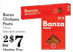 Pavilions Banza Chickpea Pasta offer