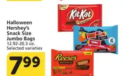 Pavilions Halloween Hershey's Snack Size Jumbo Bags offer