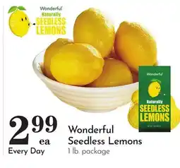 Pavilions Wonderful Seedless Lemons offer