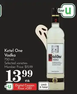 Pavilions Ketel One Vodka offer