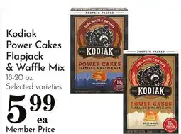 Pavilions Kodiak Power Cakes Flapjack & Waffle Mix offer