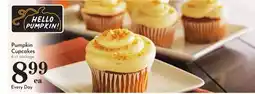 Pavilions Pumpkin Cupcakes offer
