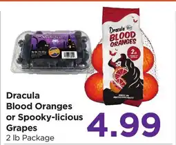 Food 4 Less Dracula Blood Oranges or Spooky-licious Grapes offer