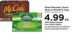 Food 4 Less Green Mountain, Donut Shop or McCafé K-Cups offer