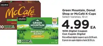 Food 4 Less Green Mountain, Donut Shop or McCafé K-Cups offer